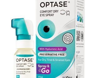 Optase Comfort Dry Eye Spray - for Dry, Tired, Irritated and Strained Eyes and Eyelids - 300 Sprays 17ml