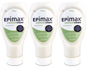 3 × Epimax Oatmeal Cream 500g | Eczema Relief | Moisturising Skincare