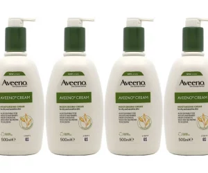Aveeno Daily Moisturising Cream 500ml - 4 Packs of 500ml
