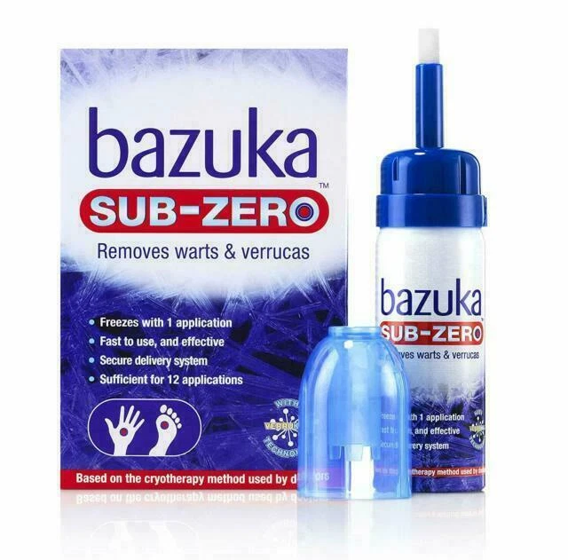 Bazuka Sub-Zero Removes Warts & Verrucas-50ml