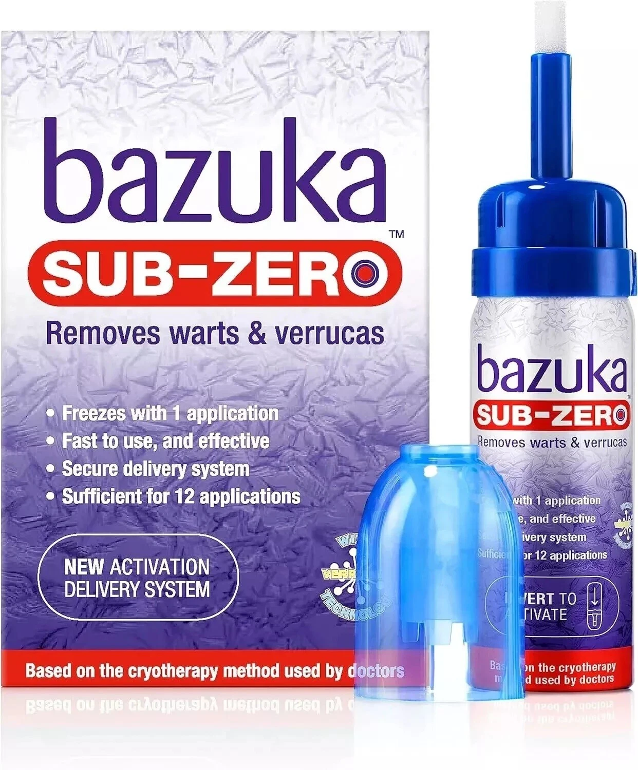 Bazuka Sub-Zero Removes Warts & Verrucas Treatment 50ml
