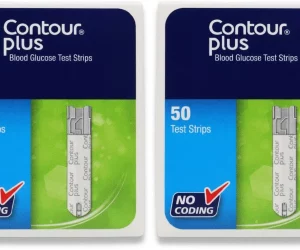 Contour Plus 50 Blood Glucose Test Strips - 2 packs of 50 - New stock