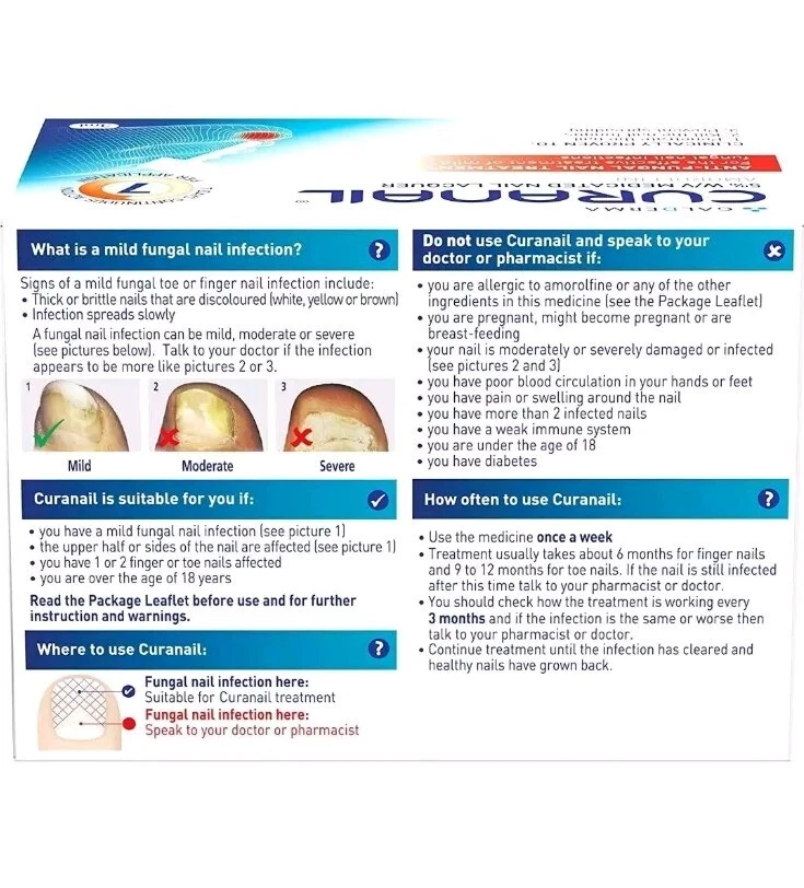 Curanail 5% Fungal Nail Treatment - 3ml3
