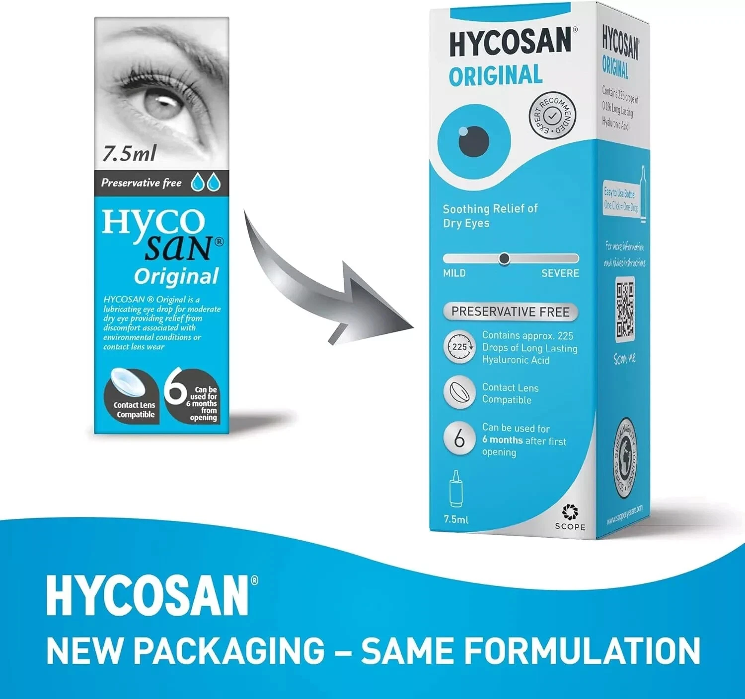 Hycosan Eye Drops, Extra, Original, Dual, Fresh, Plus, Intense PF Eye Drops12