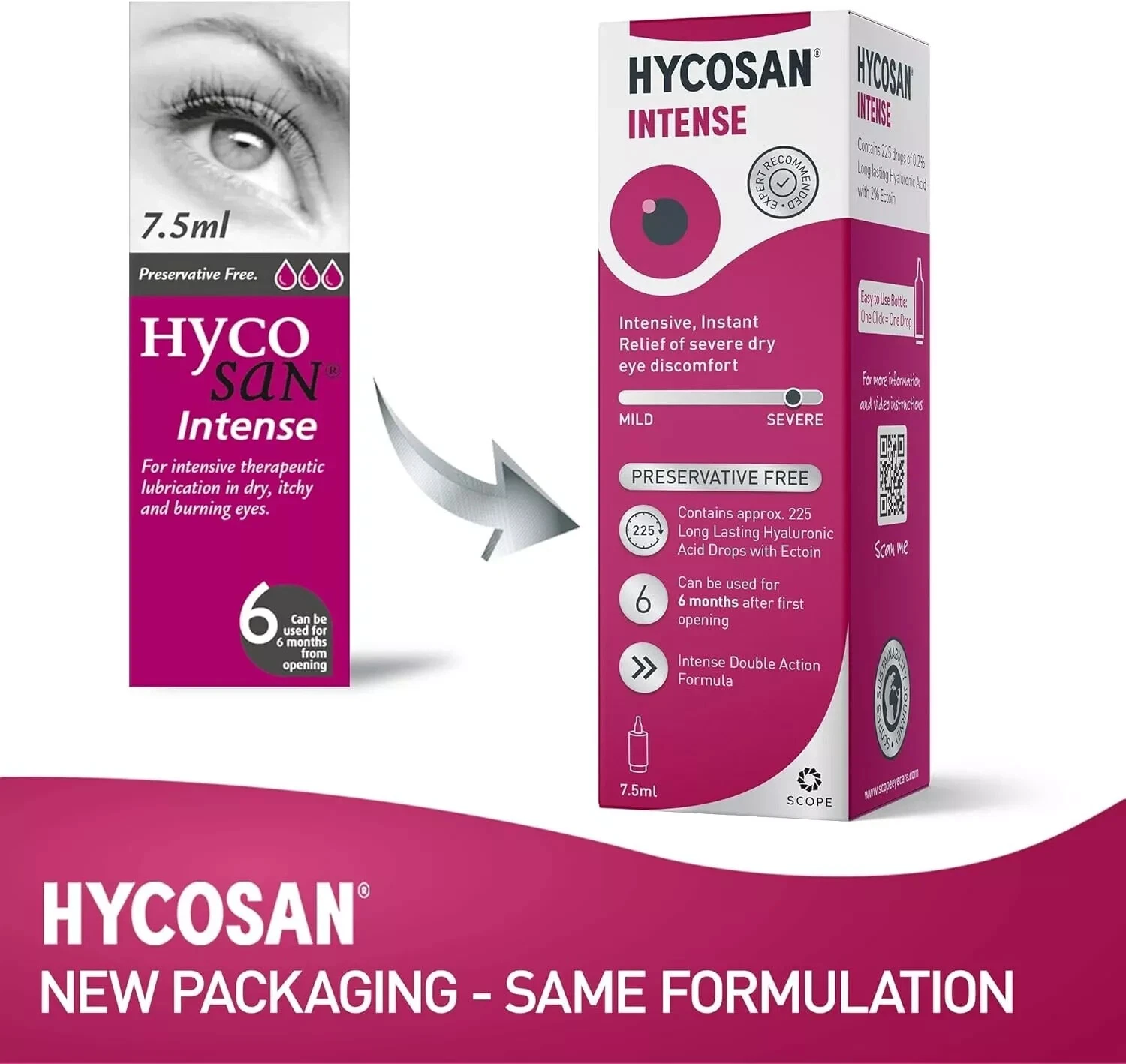Hycosan Eye Drops, Extra, Original, Dual, Fresh, Plus, Intense PF Eye Drops14