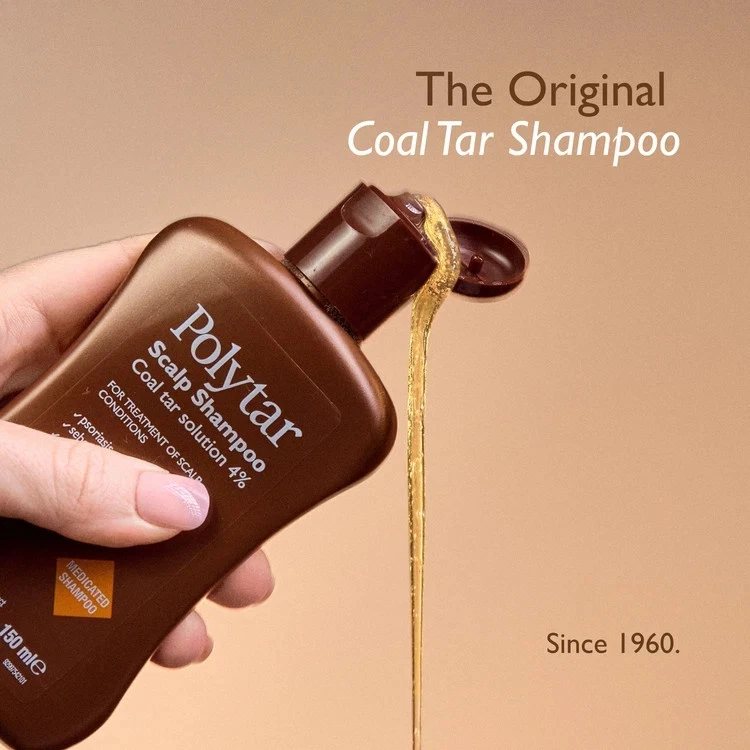 Polytar 4% Coal Tar Scalp Shampoo 150ml - Choose Pack4