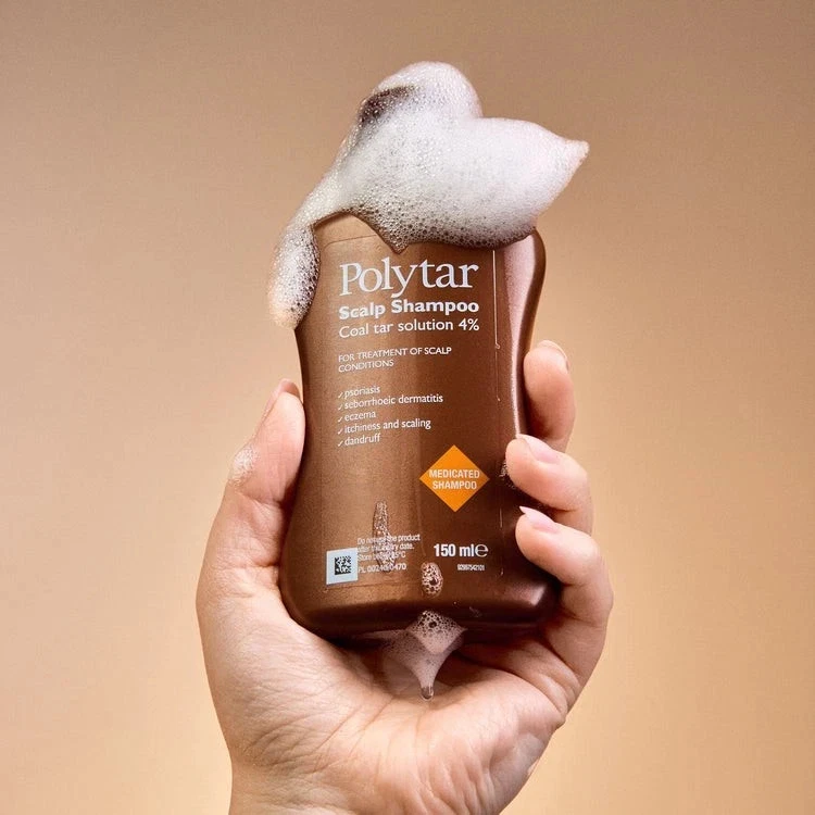 Polytar 4% Coal Tar Scalp Shampoo 150ml - Choose Pack7