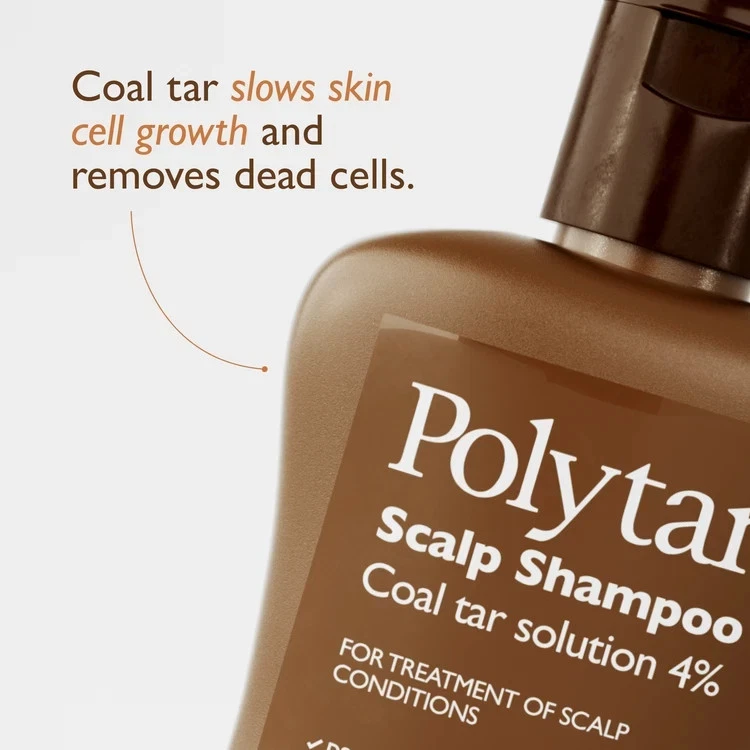 Polytar 4% Coal Tar Scalp Shampoo 150ml - Choose Pack8