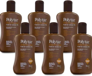 Polytar Scalp Coal Tar Shampoo 150ml - Choose Pack of 6 or Pack of 12