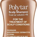 Polytar Scalp Shampoo, Coal Tar Solution 4%, For Scalp Treatments - 150ml
