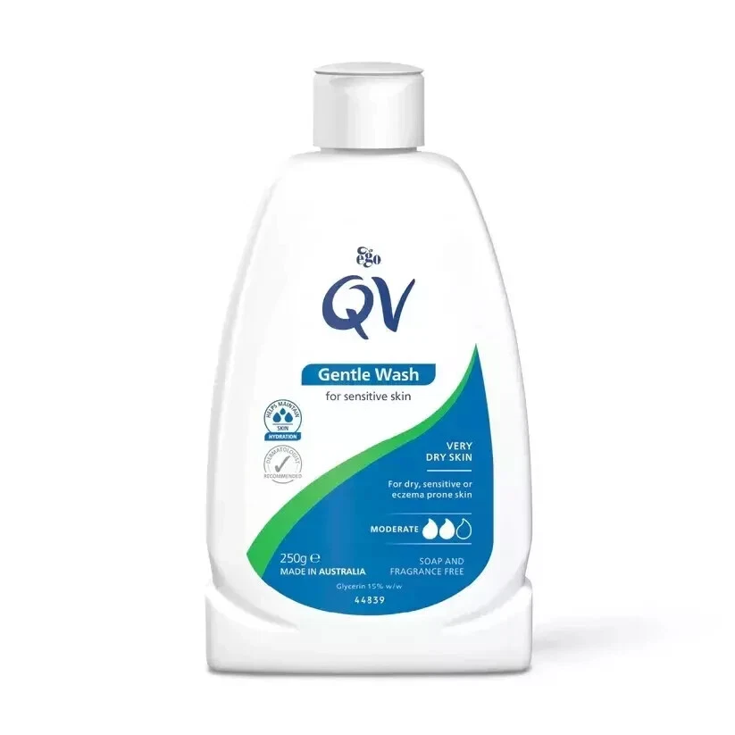 QV Gentle Wash Soap, Body Wash for Eczema and Dry Skin Conditions - Choose Pack4