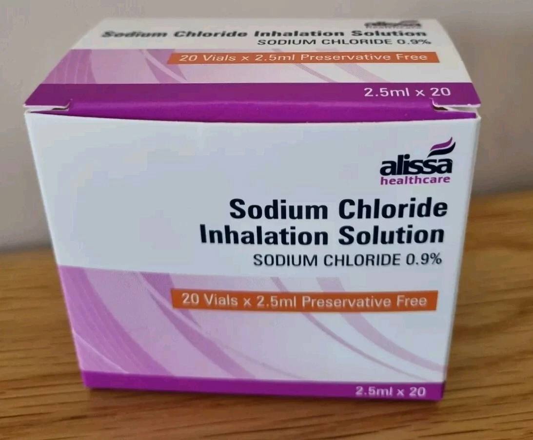 Sodium Chloride Inhalation Solution 0.9% - 20 X 2.5ml (Packaging May Vary)