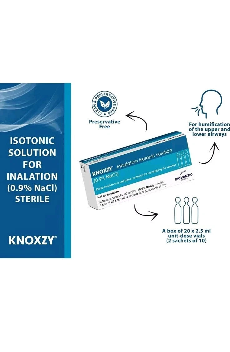 Sodium Chloride Inhalation Solution 0.9% - 20 X 2.5ml (Packaging May Vary)11