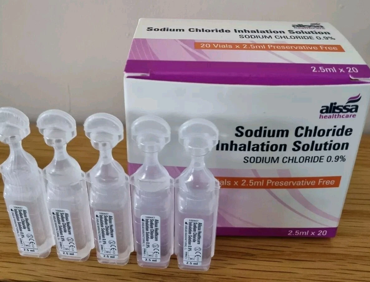 Sodium Chloride Inhalation Solution 0.9% - 20 X 2.5ml (Packaging May Vary)2