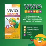 VIVIO Junior Multivitamin Tonic for Kids Orange Flavour - 250ml x 1