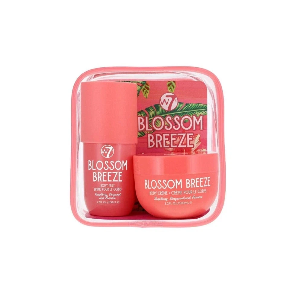 W7 Body Mist & Body Cream Travel Set - Blossom Breeze