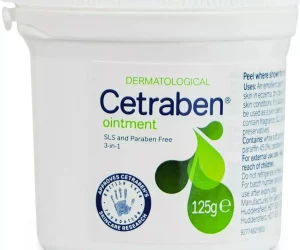 Cetraben Ointment Moisturises,Soothes Dry Skin,Treats Eczema,Dermatitis - 125g